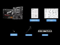 Pour carte mère MSI PRO A620M-E avec processeur AMD série 7000, mémoire DDR5 128 Go, pièces PC et carte mère chipset B650 pour le jeu