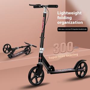 Patinete <span class=keywords><strong>de</strong></span> <span class=keywords><strong>Dos</strong></span> Ruedas Grande para Adultos y Adolescentes, Dispositivo <span class=keywords><strong>de</strong></span> Rueda Plana para el Trabajo, la Ciudad, el Campus, el Skateboarding - Product Image 3