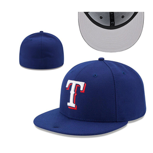 Venta al por mayor 3D Bordado Logo Gorras ajustadas Equipo de béisbol Mlbing Equipos al aire libre Gorra de béisbol Snapback Sombreros Transpirable - Product Image 3