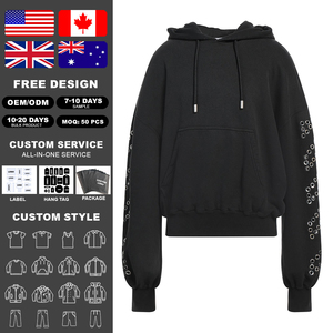 เสื้อฮู้ดผ้าฟลีซแบบสวมหัว 330 กรัม ผ้าฝ้าย 100% ขายส่ง สำหรับทุกเพศ เป็นมิตรกับสิ่งแวดล้อม สีพื้นเรียบ สำหรับฤดูหนาว  รับปักโลโก้ตามสั่ง จำนวนมาก - Product Image 2