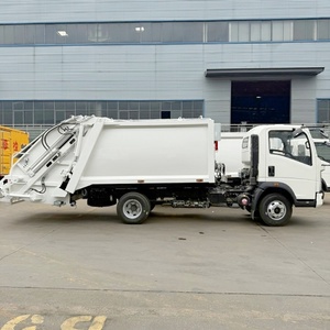Camion compacteur de déchets hydraulique mobile Sinotruk HOWO 4x2 7m3 8m3 - Product Image 4
