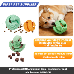 Pelota de Goma Natural de Fábrica en Varios Colores, Juguete Dispensador de Golosinas para Perros, Limpieza de Dientes - Product Image 2