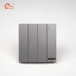 สวิตช์ติดผนังแบบก้านเดี่ยว Klass Modern UK 16A 1 ช่อง พร้อมพอร์ต USB 2 ช่อง 220V แบบฝัง OEM/โลโก้สั่งทำได้ สำหรับใช้ในบ้านและโรงแรม - Product Image 1