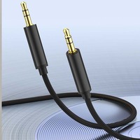 Câble audio stéréo/TRS 3,5 mm mâle-mâle avec gaine en PVC universel pour lecteur DVD de voiture, ordinateur portable et diffusion en direct