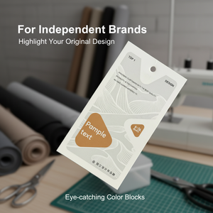 Custom Logo Eco-Friendly Waterproof Embossed <b>Gold</b> Foil Printed Hang Tag for Bags Garments Shoes with <b>String</b> - Product Image 2