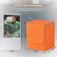 Boîte de rangement pour cartes de jeu TCG CCG, compatible avec les cartes MTG, en cuir PU premium