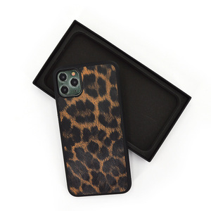 Custodia Morbida in Pelle con Stampa Leopardata per <span class=keywords><strong>iPhone</strong></span> <span class=keywords><strong>11</strong></span> Pro Max, Cover per Cellulare per <span class=keywords><strong>iPhone</strong></span> 14 13 12 - Product Image 2
