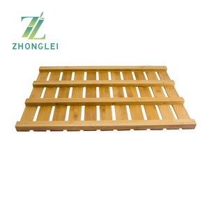 Manufacturer Bamboo <strong>Bath</strong> <strong>Mat</strong> Non Slip Bathroom Board <strong>Runner</strong> Natural Wood Slatted Shower <strong>Mat</strong> - Product Image 3