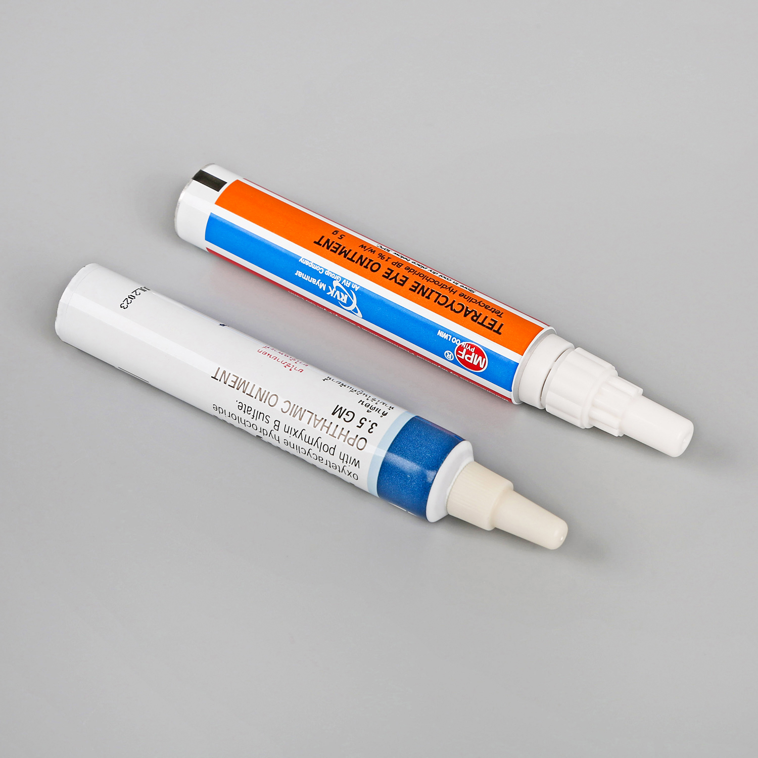 Custom Pharmaceutical Aluminum Packaging Tube 5g Empty Ointment Tube
