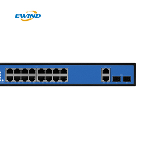 สวิตช์แบบ POE กิกะบิต16พอร์ต AI ที่มีการจัดการระบบคลาวด์120W 802.3af/at พร้อม2 RJ45 + พอร์ต SFP รีโมทคอนโทรล VLAN สำหรับกล้อง IP - Product Image 3