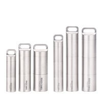 Edc — boîte à pilules médecine en titane, boîte à pilules de 7 grilles, boîte à pilules étanches pour médicaments, T4C