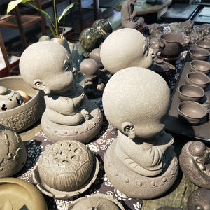 รูปปั้นแกะสลักหินพระพุทธรูปขนาดเล็กจิ๋วจิ๋วรูปปั้นพระพุทธรูปจิโซ - Product Image 6