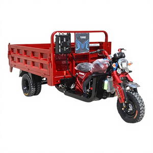 Tricycle agricole motorisé à cinq <span class=keywords><strong>roues</strong></span>, robuste, pour le transport de marchandises, à benne basculante, pour le transport de carburant transfrontalier - Product Image 5