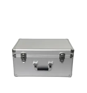 Professionelle personalisierbare Aluminium-Tragetaschenbox individuelle Instrumentenauslage Aluminium-Werkzeugtasche mit Halterung