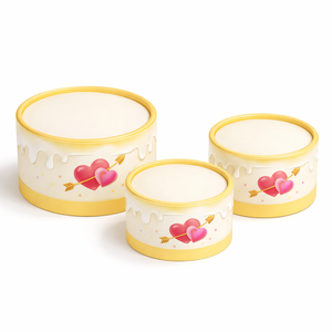 Caja de Cartón Cilíndrica Personalizada para Pasteles, Tubo de Papel para Empaque de Pasteles, Caja para Postres Personalizada - Product Image 6