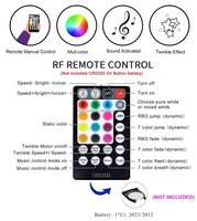 Kit de plafonnier de voiture à fibres optiques APP 10W avec moteur de lumière LED scintillante et variateur, avec filaments de fibres optiques pour plafond étoilé domestique