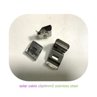 Clip de fixation pour panneau solaire en acier inoxydable OEM et clip de câblage pour module solaire modèle EPR