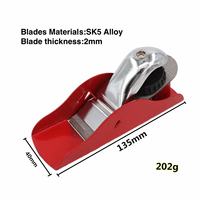 L-HT223 Travail Du Bois Mini Petit Repassage Push Bois Rabot Boiserie Rouge DIY Fer Oiseau Avion