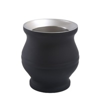 Amérique du Sud Argentine 180ml Yerba Mate Cup Tasse à café en acier inoxydable Yerba Mate Gourd Cup