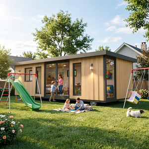 Studio <span class=keywords><strong>de</strong></span> Jardín Prefabricado Modular, Espacio <span class=keywords><strong>de</strong></span> Oficina y Ocio al Aire Libre, Aislamiento Térmico, Fácil <span class=keywords><strong>de</strong></span> Instalar, Sin Grandes Trabajos - Product Image 3