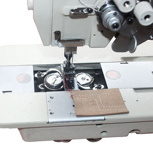 872 จักรเย็บผ้าเตียงแบนเข็มคู่<span class=keywords><strong>ราคา</strong></span><span class=keywords><strong>ถูก</strong></span>, จักรเย็บผ้าอุตสาหกรรมหนังเท้าเดินอัตโนมัติสําหรับขาย - Product Image 2