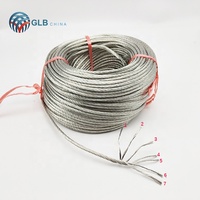6mm2 7 noyaux toronnés cuivre pur 12mm fil de cuivre toronné forme plate PVC isolation 220V qualité nominale fil de cuivre toronné