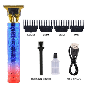 <span class=keywords><strong>Coiffeur</strong></span> sans fil professionnel et ensemble de <span class=keywords><strong>tondeuse</strong></span> à <span class=keywords><strong>barbe</strong></span> rechargeable Fonction de sécurité Source d'alimentation USB pour la maison et l'hôtel - Product Image 2