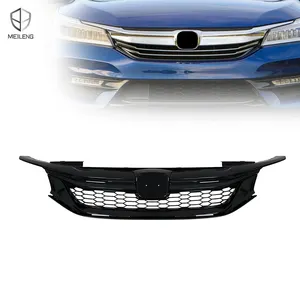 Hoge Kwaliteit Usa Style Black Chrome Plastic Auto Grille Voor Honda Accord Rs 2016 2017