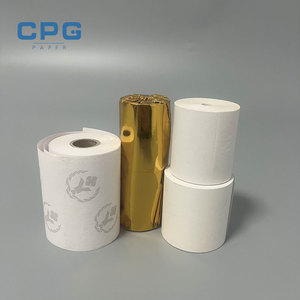 Rouleau de papier thermique personnalisé en usine 80x60mm, longue durée de conservation de l'image pour l'impression de reçus de point de vente (POS) de restaurant, commande en gros - Product Image 1