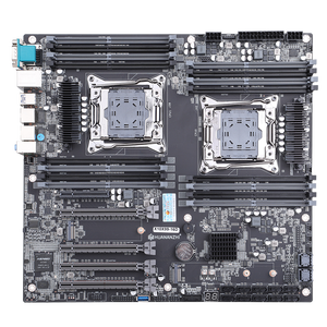 เมนบอร์ด X10X99-16D Huanzhi ของแท้ใหม่ LGA 2011-3 Xeon X99ฟอร์มแฟกเตอร์ E-ATX รองรับ Intel Dual CPU DDR4 RECC NVMe - Product Image 1