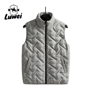Moda personalizada Down Puffer invierno sin mangas alta calidad transpirable acolchado utilidad chaleco a prueba de viento hombres chalecos de invierno - Product Image 3