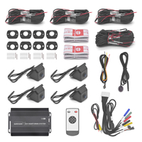 Sistema de Cámara Panorámica 3D 360 1080P para Camiones, Cámara de Visión de Pájaro de 360 Grados con Monitor para Autobús Escolar, IP68