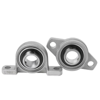 8mm 10mm 12mm 15mm gemonteerd lagerblok |   Zinklegering 2-bouts flens en kussenblok met P6-precisie voor doe-het-zelf CNC-router
