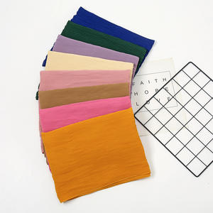 Pañuelo microplisado De gasa para mujer, pañuelo para la cabeza De gasa, turco, Rob, Islam, musulmán, Hijab árabe - Product Image 4