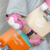 Casque de patinage flexible de haute qualité JIESEN et ensemble de protections pour enfants - Protection avancée en matériaux PP/EVA/PU
