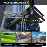 Vente en gros sur mesure en acier allié portable réglable pliable SUV universel hayon coffre extérieur voiture pique-nique Camping Table