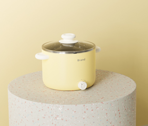 1.5 litres <span class=keywords><strong>portable</strong></span> antiadhésif facile à nettoyer hot pot table électrique étudiant dortoir multi cuisinière mini marmite avec double alimentation - Product Image 4