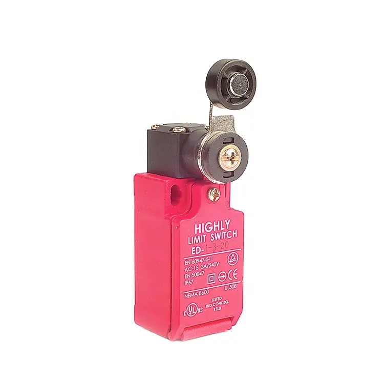 Taiwan Brand ED-1-3-20 Micro Switch Highly Waterproof Roller Arm Limit Switches