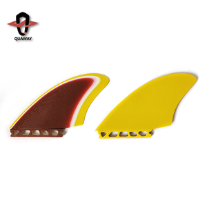 Waterplay-aletas de <span class=keywords><strong>Surf</strong></span> de fibra de vidrio, doble pestaña, individual - Product Image 2