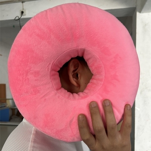 Taie d'oreiller lavable en forme <span class=keywords><strong>de</strong></span> donut pour soulager les douleurs aux oreilles, oreiller pour dormeurs latéraux - Product Image 1