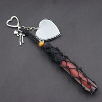 Boîte organisateur de rouge à lèvres réglable en acier inoxydable sacs pochette lotion pour les mains baume à lèvres étui support brillant à lèvres avec porte-clés miroirs