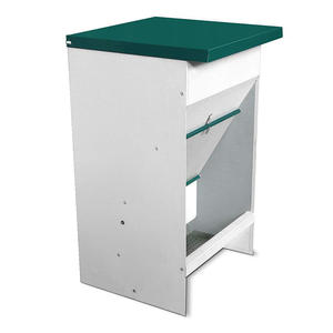 Pengumpan Hopper jh-mech untuk anjing dan kucing kapasitas 30 liter lembar galvanis pengumpan anjing besar - Product Image 5