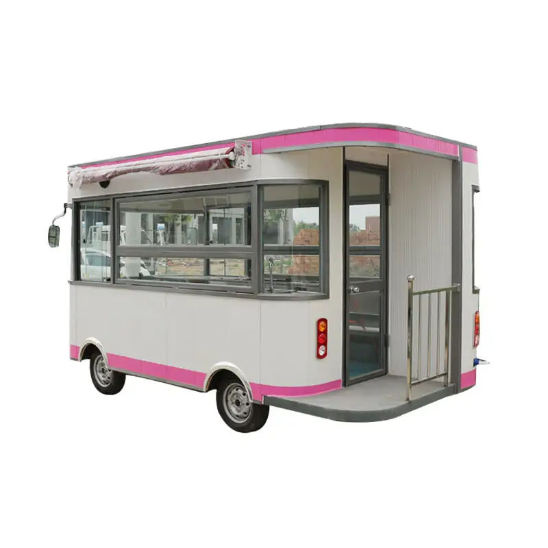 Burger king non veg strada popolare mobile spuntino ciambella distributore automatico di cibo bus camion per la vendita