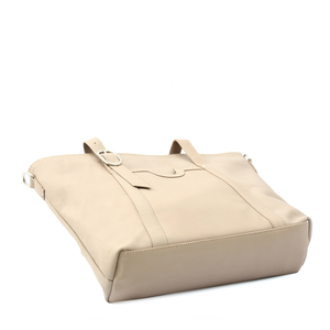 Sac fourre-tout en cuir de qualité supérieure avec fermeture éclair, imperméable, couleur unie - Design élégant pour le travail, les voyages et toutes les saisons - Product Image 3
