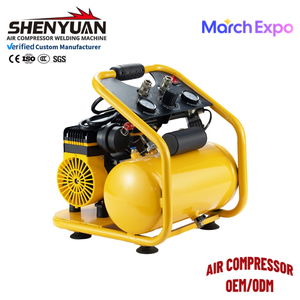SHENYUAN <strong>2026</strong> Hot Sale New Durable Noiseless Portable Electric-Powered Silent <strong>Air</strong> <strong>Compressor</strong> Machine for Car Paint - Product Image 1