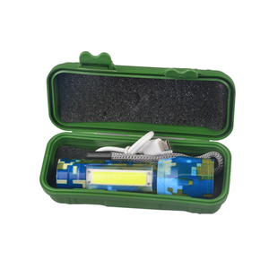 Tùy Chỉnh Camo Màu XPE COB LED 3W <span class=keywords><strong>180</strong></span> <span class=keywords><strong>Lumen</strong></span> Mini Linternas LED <span class=keywords><strong>Torch</strong></span> Với Side Ánh Sáng - Product Image 1