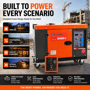 Générateur silencieux 4kva 5kva 6kva 7kva 6.5kva triphasé 50 Hz 60 5000 Watt, pièces de générateur S6500DS-5, excellent rapport qualité-prix - Product Image 3