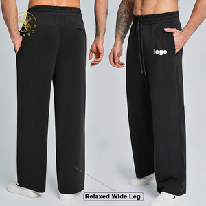 Pantaloni da <span class=keywords><strong>Uomo</strong></span> di Alta Qualità con Logo Personalizzato, Stile Business Casual, con Tasche Sicure con Zip, Joggers da Corsa - Product Image 1