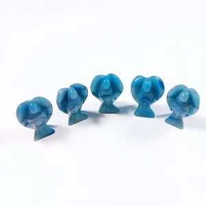 DIY Wholesale Gemstone Blue Aventurine Angel: Bulk Online Healing Handmade Angels from China