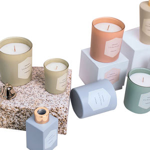 Bougies aromatiques relaxantes au parfum personnalisé de haute qualité Bougies d'aromathérapie à mèche en coton pour cadeau - Product Image 3